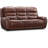 POWER SOFA WITH POWER HEADREST, EXTENDED FOOTREST AND ZERO GRAVITY IN HEAVY MONTANA CHESTNUT (HF0D)
