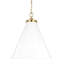 Luminaire suspendu conique 1 lumière Arnell par Chapman & Myers-57524223-57931630-57524226