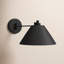 Applique murale 1 lumière Meridian en noir mat-1347320702-1347320697