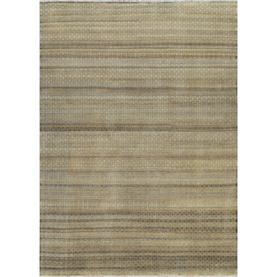 High-Quality Hand-Knotted Multi And Brown Area Rug