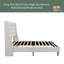 Lit plateforme tapissier avec tête de lit haute et tête de lit ondulée, tissu chenille de qualité supérieure, lit plateforme minimaliste moderne sans sommier, assemblage facile-1782198818