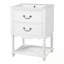 Meuble-lavabo de salle de bain avec lavabo, deux tiroirs à fermeture en douceur et une tablette ouverte-1521867975