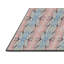 Rose géométrique/Tapis décoratif bleu-952632146