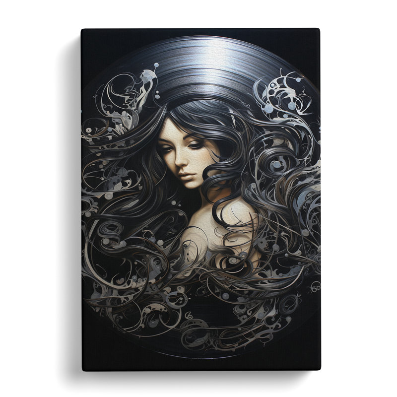 Vinyl Record Realism - Print, 60cm H x 40cm W x 3cm D