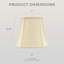 Abat-jour cloche à coins carrés Royal Designs, Inc. BSO-705-12BG, beige, 7,5 x 12 x 10,25 pouces-1203028898-1203028903