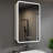 Cynethia Surface/Recessed Mount Rounded Edge Medicine Cabinet with Mirror and 3 Color Temperatures LED Lighting,Anti-Fog,3 Sliding Adjustable Glass Shelves-1789486525-1789486522