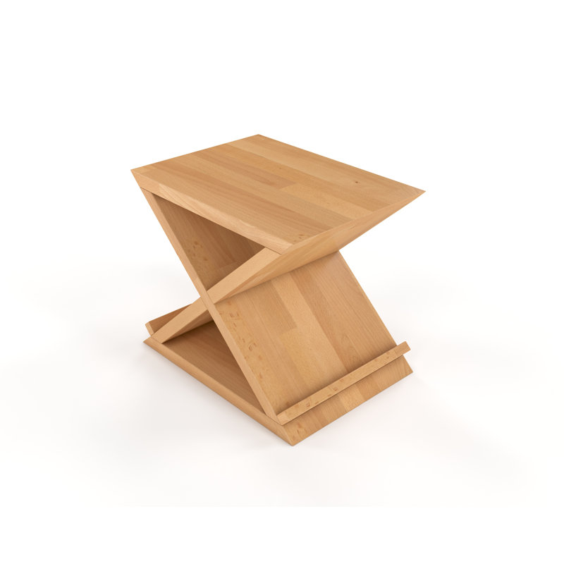 Eng 42cm W Manufactured Wood Bedside Table, Natural