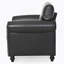 Canapé 1 place confortable et élégant avec coussin amovible et décoration élégante, parfait pour divers décors