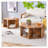 Modern Minimalist Wood colour Hexagonal Living Room Table Sets.Hexagonal MDF coffee table