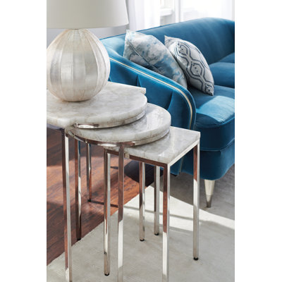 Stone Top Nesting Tables