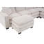 Canapé modulaire moderne en U modulaire à 6 places avec 1 repose-pieds et 3 coussins décoratifs-1308454784