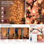 Cerisier en fleurs 48/72/96/144 à branches USB en rotin avec 8 modes de lumières colorées, décoration de chambre de mariage de Noël pour la Saint-Valentin-101133073