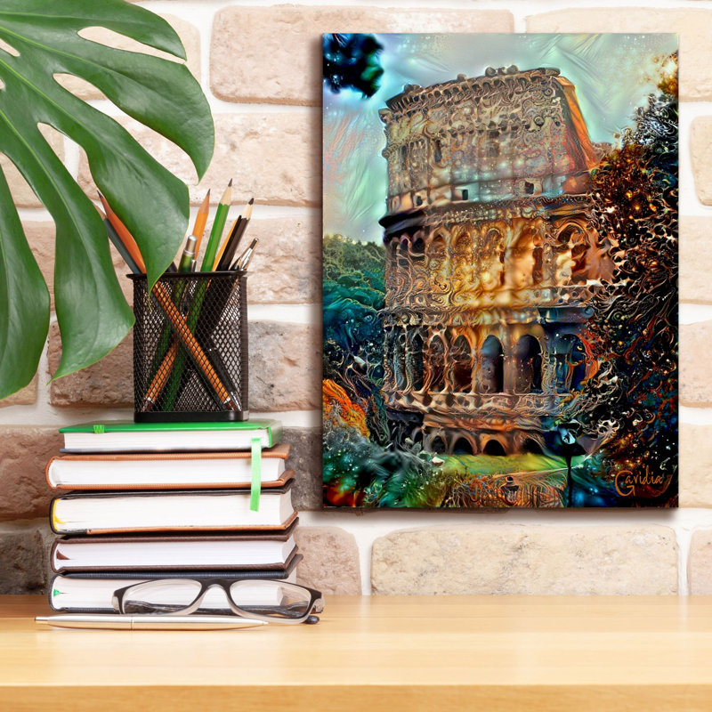 «Epic Graffiti», Rome, Italie, Colisée par Pierre Gavidia, impression sur toile tendue, H 16 po x l 12 po x P 0,75 po