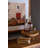  Wood Framed Canvas Painting Whiskey Decorative Wall Accent For Office Natural Finish