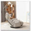 Chaise longue rembourrée réglable