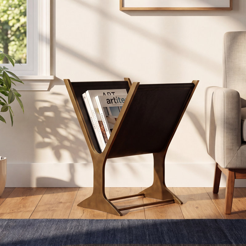 Viela Free Standing Magazine Rack