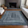 Machine Washable Indoor/Outdoor Xhevrie ACN1725 Blue Rug