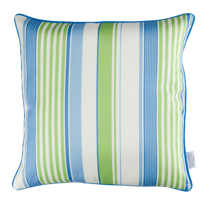 Housse de coussin Lillian August, Brume de mer Newport, H 20 po x l 20 po