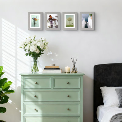 4 Pack Picture Frame With Mat