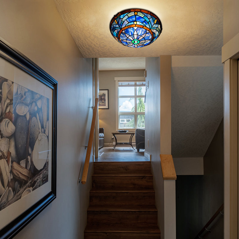 Tiffany Glass Flush Mount
