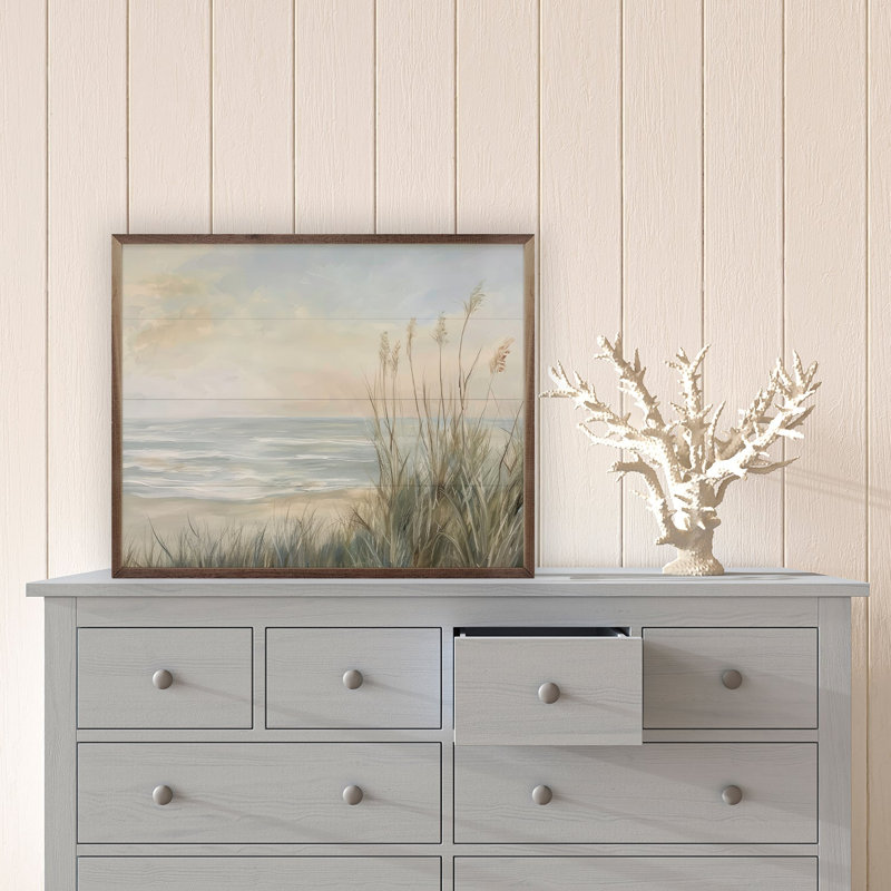 Scenic Beach By Petals Prints Design, H 16 po x l 20 po