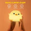 Cute Night Light for Kids – LED Cute Bean Duck NightLight with TouchSensor, Rechargeable Nursery Lamp Table Lamp Bedside Lamp for Bedroom Living Room