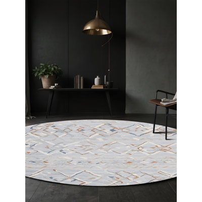 Tapis bleu lavable à la machine