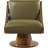 Quinton Vegan Leather Swivel Accent Chair-90995869-90995868