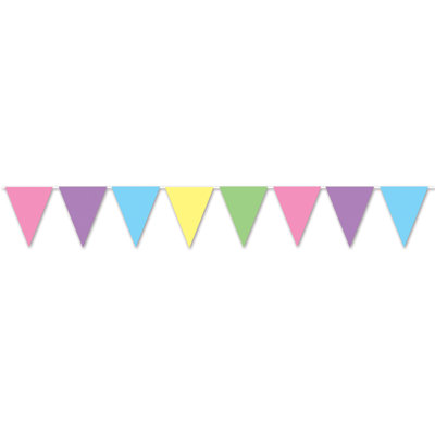 Bannière Pennant, 11 po x 12 pi, paquet de 12