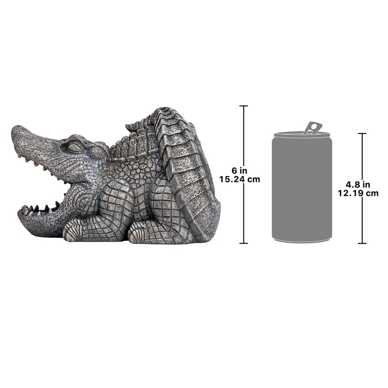 Gutter Guardians Swamp Alligator Downspout Statue