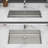 ADA Compliant Undermount Kitchen Sink, 30-inch Single Bowl Low-Profile Stainless Steel Basin