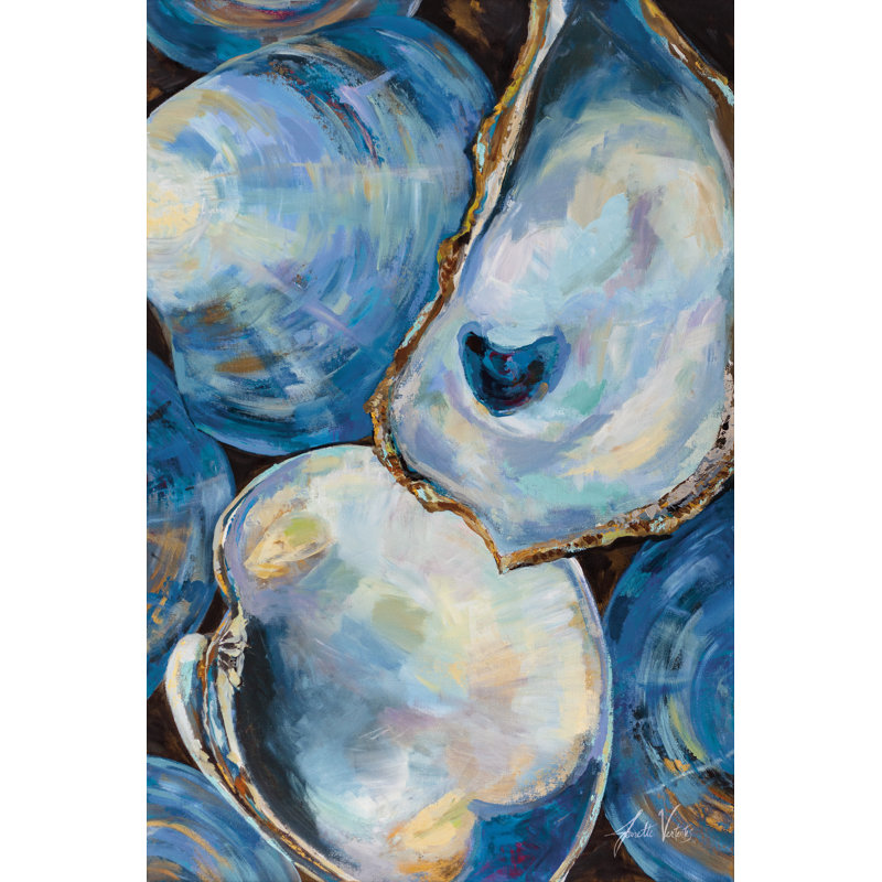 "Matununk Shells Light" by Jeanette Vertentes Watercolor Painting Print , White, 12" H x 8" W, Framed Print with Mat
