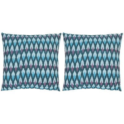 Square Cotton Throw Pillow
