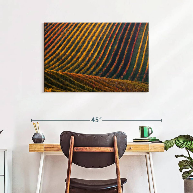 Alvord Vineyard Hill, 24" H x 36" W