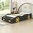 Advaith Twin Size Wood Platform Bed with Wheels and Storage Space-1531054292