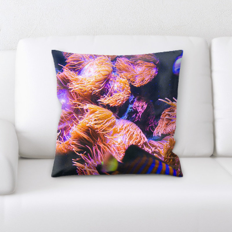Microsuede Reversible Throw Pillow