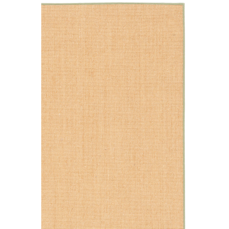 Martha Stewart Sisal/Jute Solid Color Rug in Yellow, Rectangle 6' x 9'