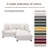 Milbrey 2-Piece Corduroy Modular Sectional with Pillow Back-2011520419-1947813342