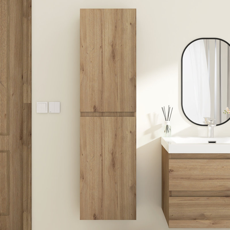 Juster Bathroom Cabinet, Oak
