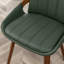 Chaise de bureau à domicile - Fauteuil de bureau rembourré en similicuir avec dossier, Fauteuil de direction ergonomique avec support lombaire-1382799516