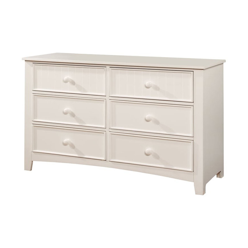 47.6'' W 6 - Drawer Chest, White