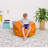 Bean Bag Chair for Kids, Teens, and Adults - Filled with Soft Beads, Includes Removable and Machine Washable Cover - Multiple Colors, Sizes and Fabrics including Soft Nylon & Canvas with Patterns-1783236405-1785356745