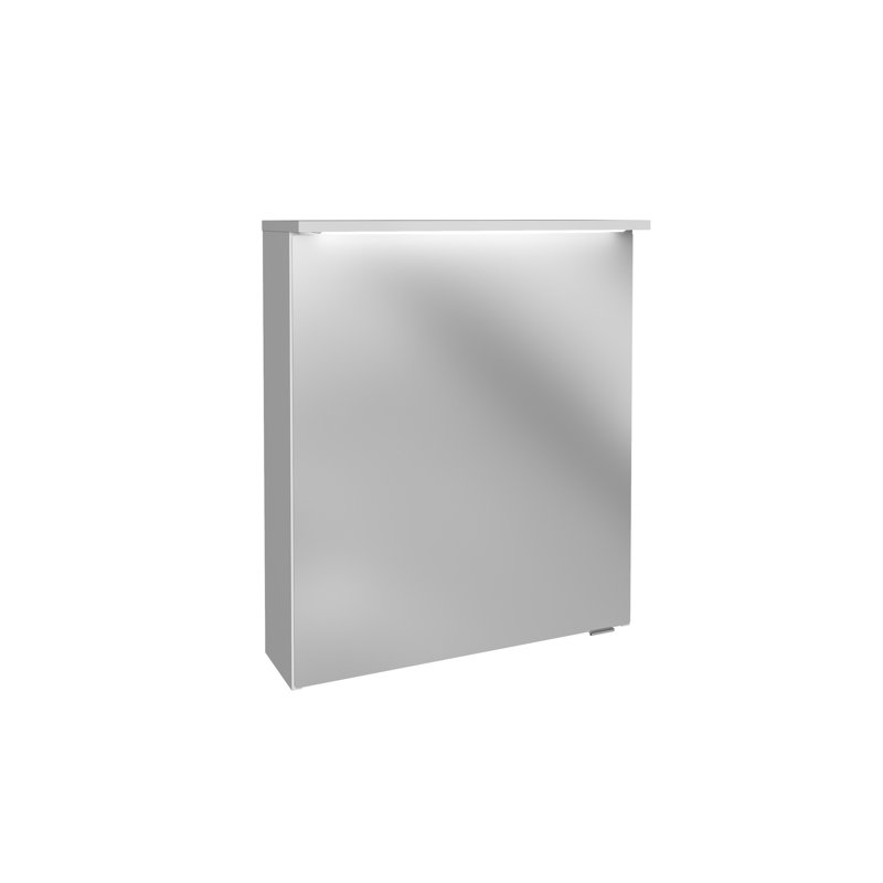 600mm W 700mm H Wall Cabinet Frameless Medicine Cabinet Mirror 2 Adjustable, White