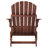 Oversized Wooden Outdoor Folding Adirondack Chair – Pre-Assembled, Comfortable Patio Seating, Classic Garden Style-1667864100