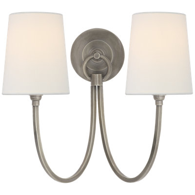 Thomas O'Brien Reed Double Sconce