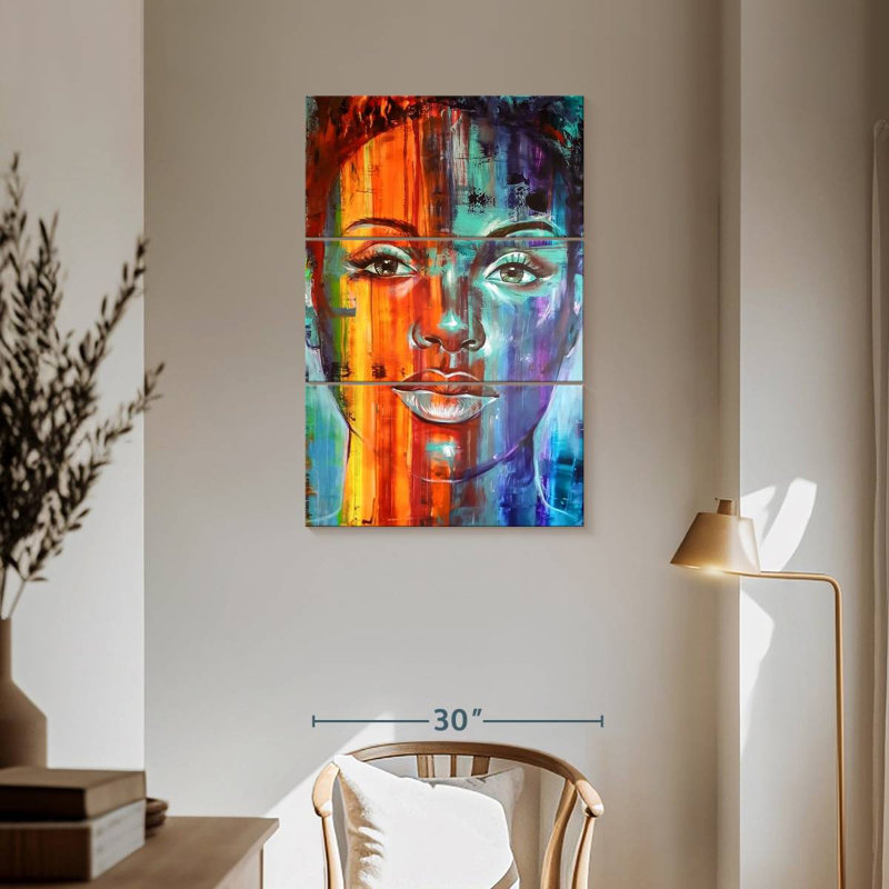 Leisha Sibongile, 57" H x 36" W