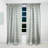 Floral Retro Pattern IV - Abstract Mid-Century Modern Blackout Curtain Single Panel-858952100