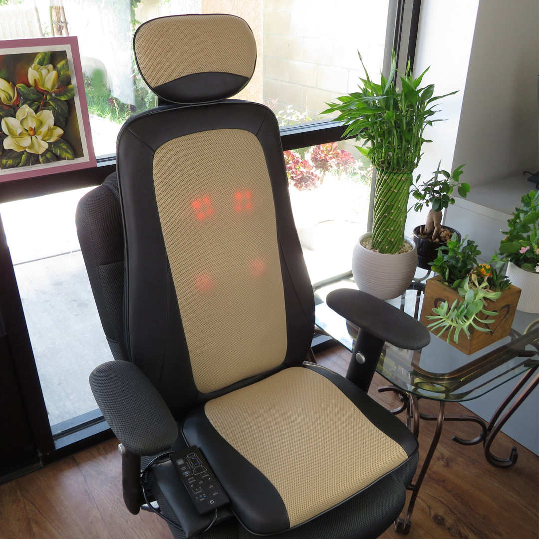 Carepeutic Swedish Comfort Total Back Shiatsu and Percussion Massage Cushion Carepeutic