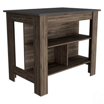 3-Shelf Kitchen Island