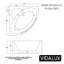 1400mm x 700mm Freestanding Acrylic Bathtub